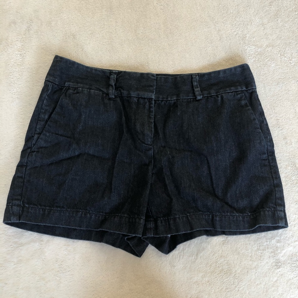 Ann Taylor LOFT Dark Blue Denim Shorts